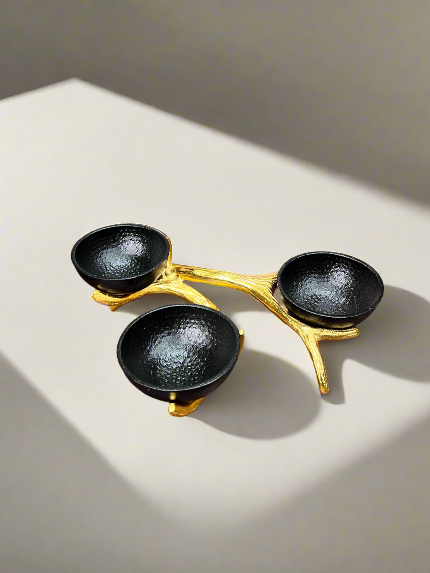 3 Bowl Log - LA Home Store