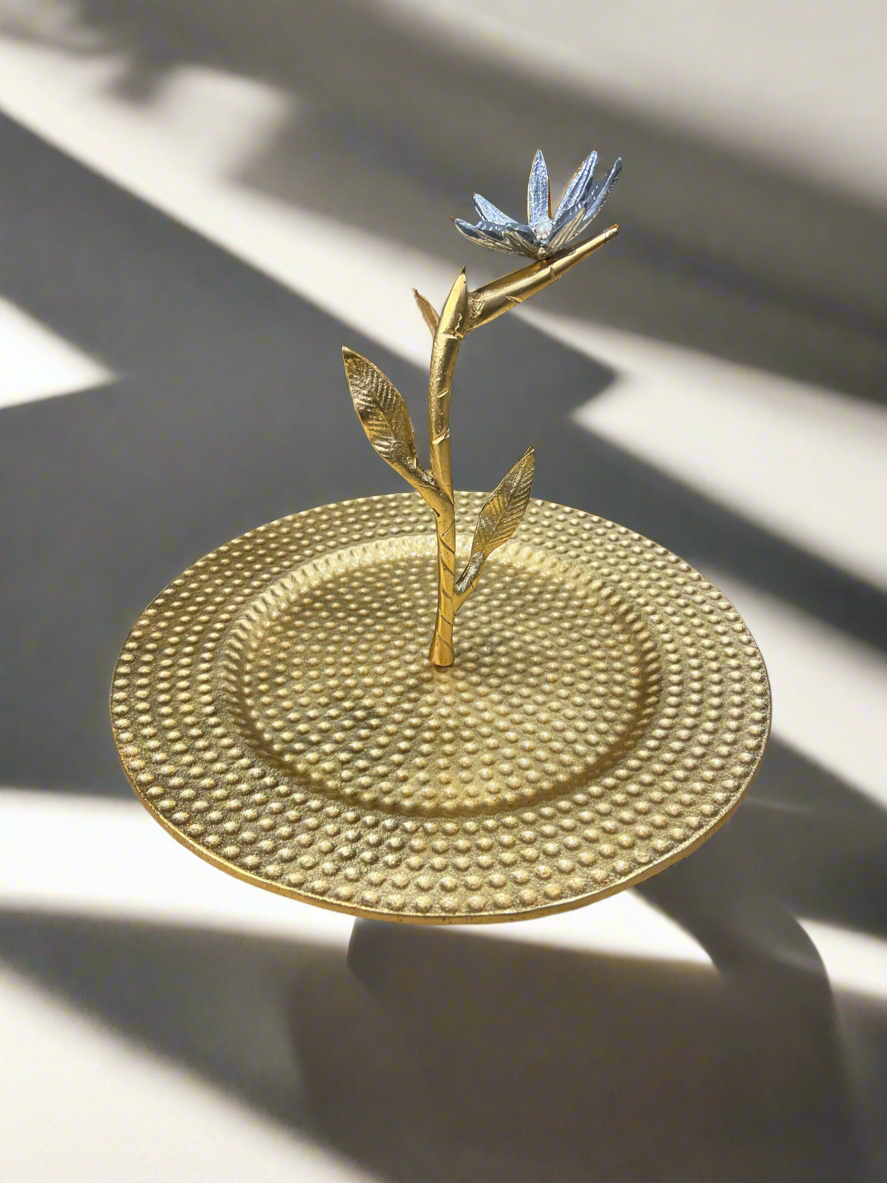 Hammered Sandwich Plate - LA Home Store