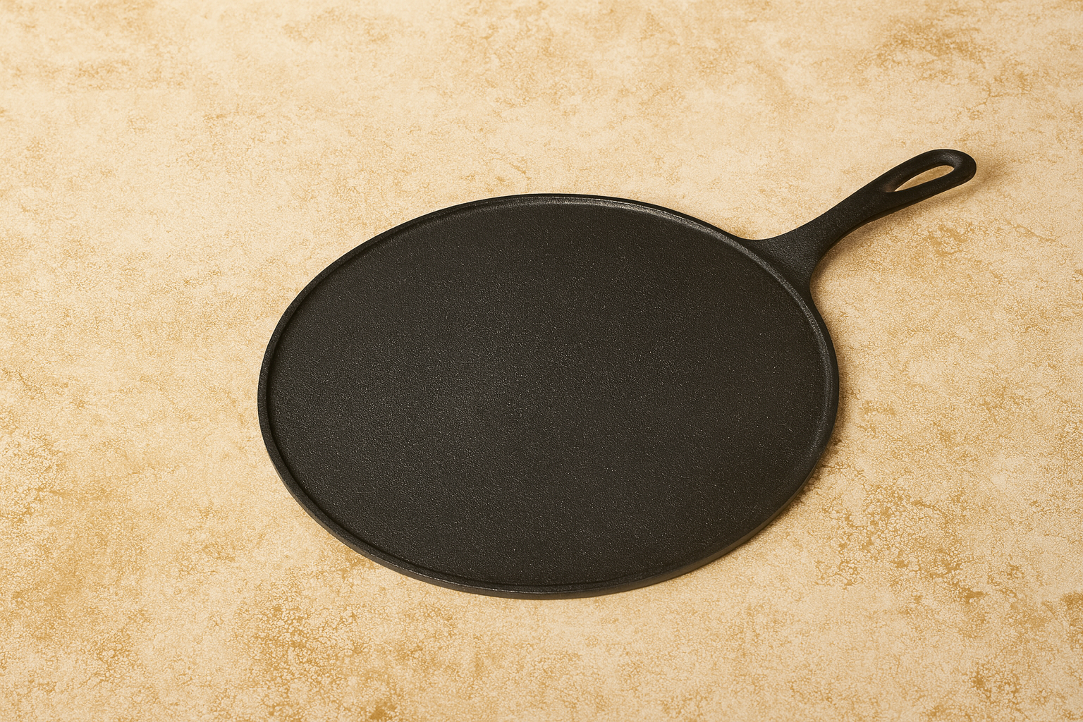 Tawa 12 Inch ( 30 cm ) Classic, Cast Iron Seasoned | Ahlan Living | Krucible Kitchen